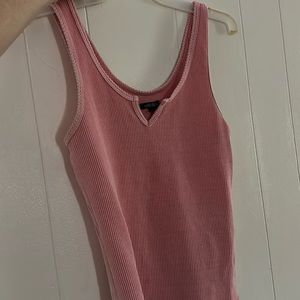small pink tank top